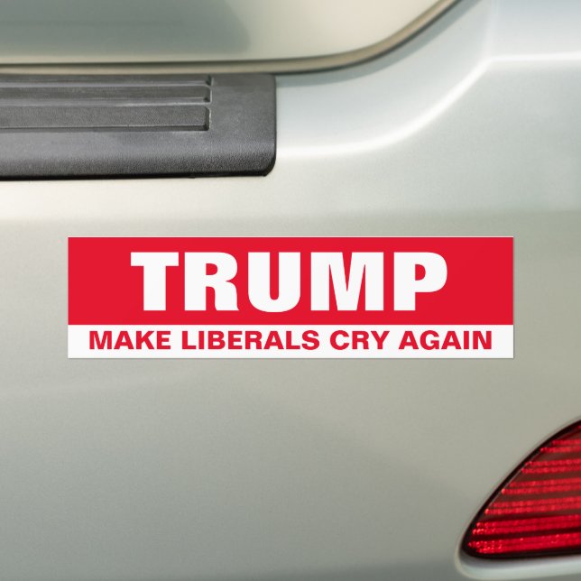 Autocollant De Voiture Trump fait pleurer à nouveau les libéraux aux élec (En voiture)