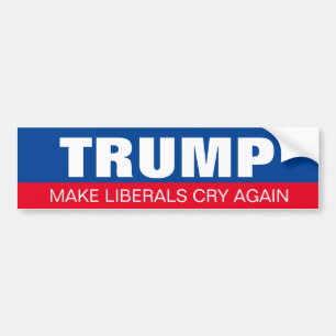 Autocollant De Voiture Trump fait pleurer à nouveau les libéraux aux élec