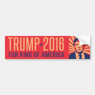 Autocollant De Voiture Trump pour le roi d'Amérique