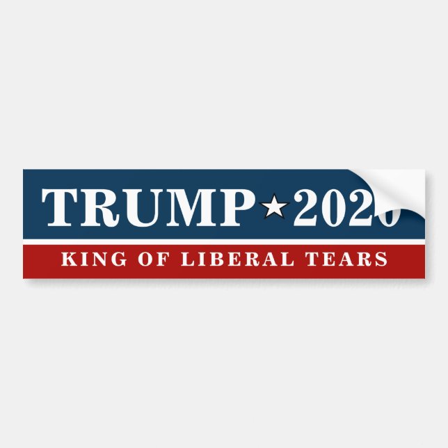 Autocollant De Voiture Trump - ROI DES Citations DE LARMES LIBÉRALES - Dr (Devant)