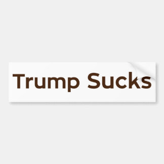 Autocollant De Voiture Trump Sucks