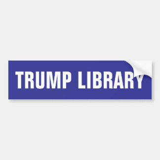 AUTOCOLLANT DE VOITURE TRUMP TOILET