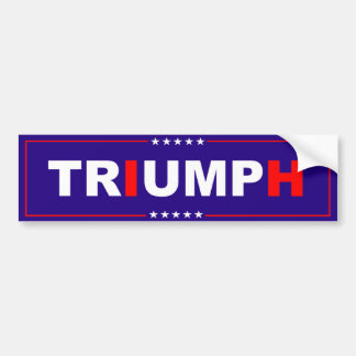 Autocollant De Voiture Trump Triomphe Bumper Sticker