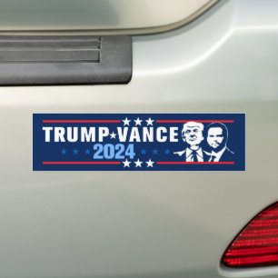Autocollant De Voiture Trump Vance 2024