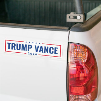AUTOCOLLANT DE VOITURE TRUMP VANCE 2024