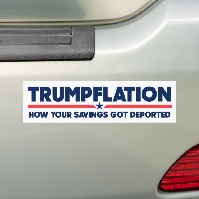 Autocollant De Voiture Trumpflation Vos Économies Ont Été Déportées Anti- (En voiture)