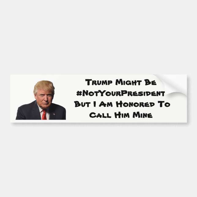 Autocollant De Voiture Trumps mon Président adhésif pour pare-chocs (Devant)