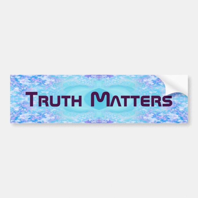 Autocollant De Voiture Truth Matters (Devant)