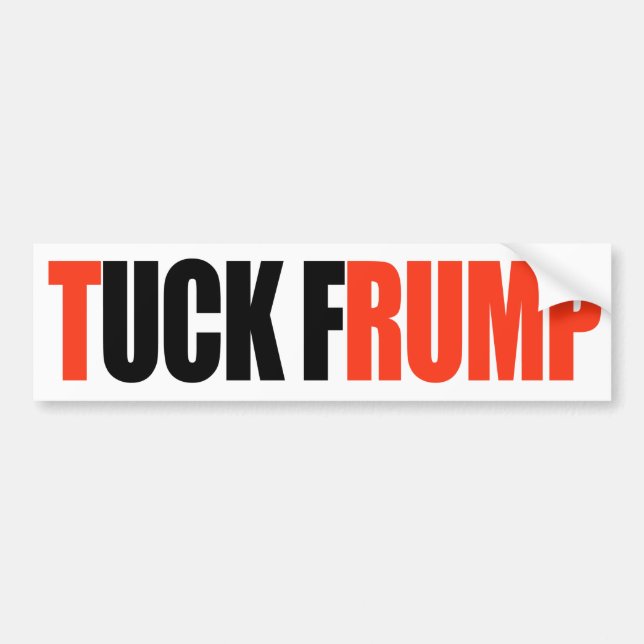 AUTOCOLLANT DE VOITURE TUCK FRUMP - (Devant)