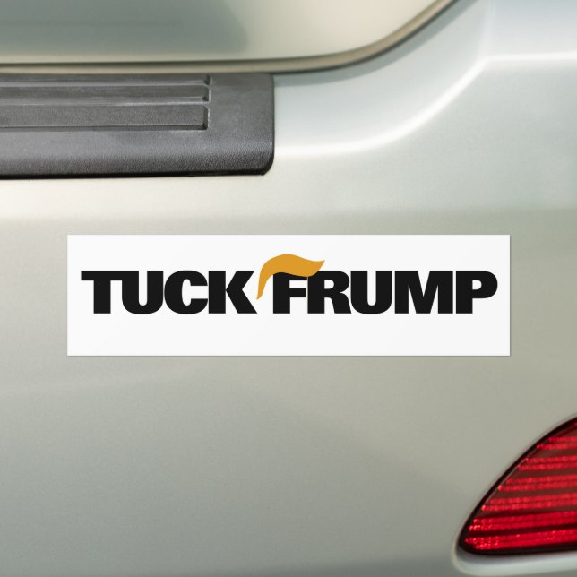 Autocollant De Voiture Tuck Frump anti-Trump (En voiture)