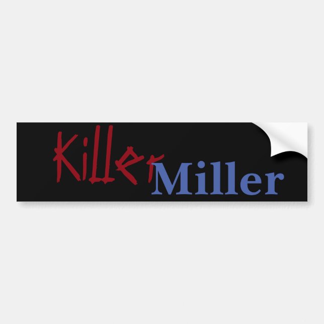 Autocollant De Voiture Tueur Miller (Devant)