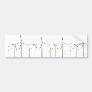 Autocollant De Voiture Turbine éolienne
