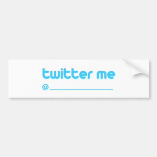 Autocollant De Voiture twitter moi @