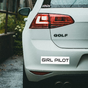 Autocollant De Voiture Typographie minimaliste des PILOTES, Aviation simp