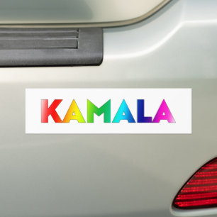 Autocollant De Voiture typographie moderne du dégradé de couleur Kamala a