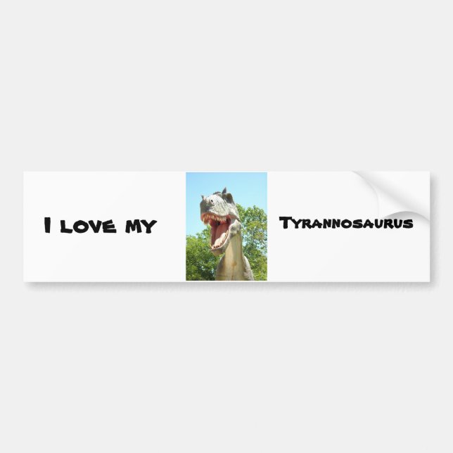 Autocollant De Voiture Tyrannosaurus T-Rex Dinosaur (Devant)