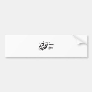 Autocollant De Voiture UFO - Soucoupe volante - vaisseau spatial