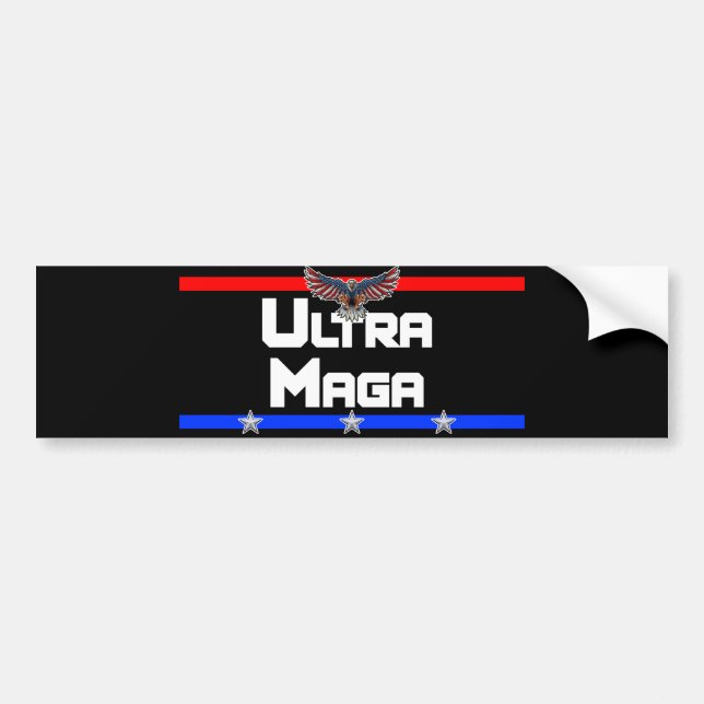 Autocollant De Voiture Ultra Maga (Devant)