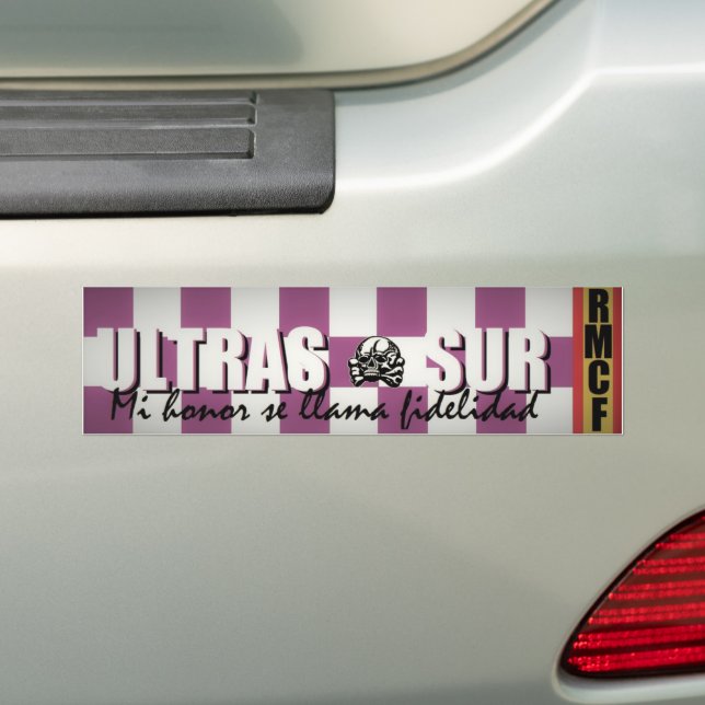 AUTOCOLLANT DE VOITURE ULTRAS SUR (En voiture)