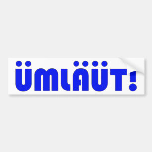 Autocollant De Voiture UMLAUT ! Auto-collants pour voiture