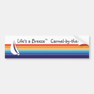 Autocollant De Voiture Un Breeze™_Carmel_bythesea de Square_Life de
