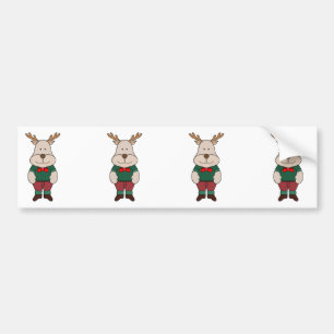 Autocollant De Voiture Un cerf mignon