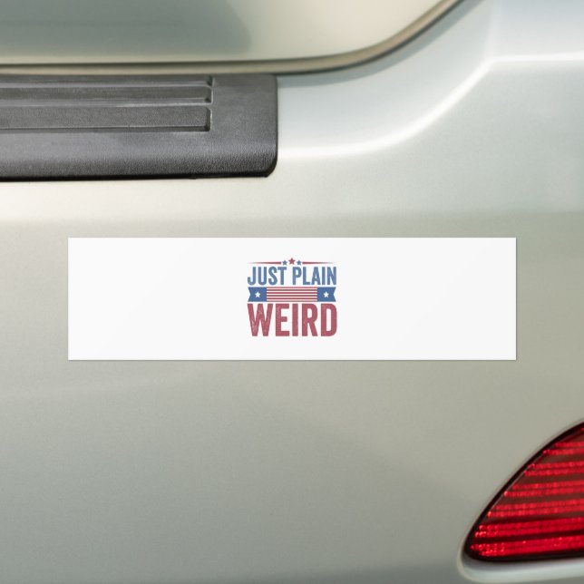 Autocollant De Voiture Un drapeau américain bizarre, une élection Kamala (En voiture)