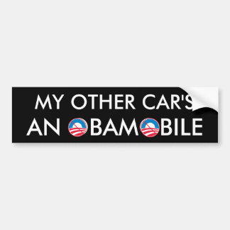 Autocollant De Voiture Un Obamobile de mon autre voiture