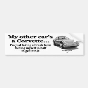 Autocollant De Voiture Une Corvette de l'autre voiture