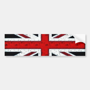 Autocollant De Voiture Union Jack rocailleux