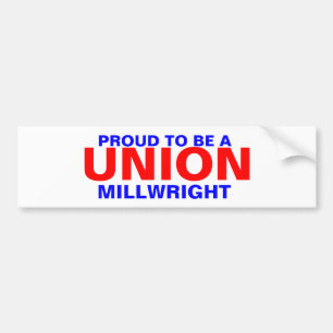 AUTOCOLLANT DE VOITURE UNION MILLWRIGHT