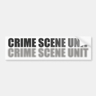 AUTOCOLLANT DE VOITURE UNITÉ DE SCÈNE DU CRIME