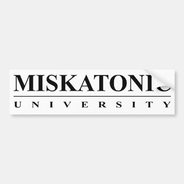 Autocollant De Voiture Université de Miskatonic (Devant)