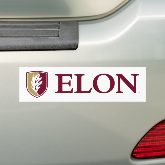 Autocollant De Voiture Université Elon (En voiture)