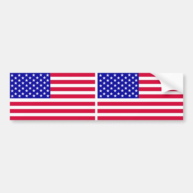 Autocollant De Voiture US CAR FLAG, Sticker (Devant)