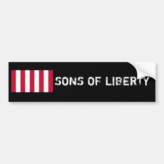 Autocollant De Voiture US_Sons_OfLiberty_9Stripes_Flag, FILS de la