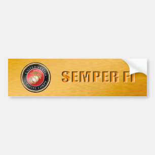 Autocollant De Voiture USMC Semper Fi Bumper Sticker