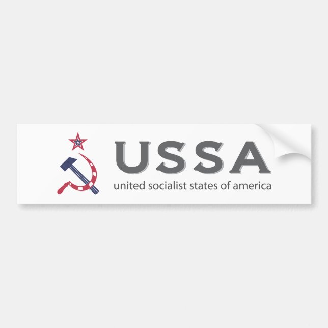 AUTOCOLLANT DE VOITURE USSA (Devant)