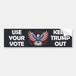 Autocollant De Voiture Utilisez votre vote Gardez Trump à l'écart