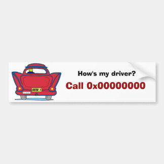 Autocollant De Voiture Va-t-il comment mon conducteur ? , Appel