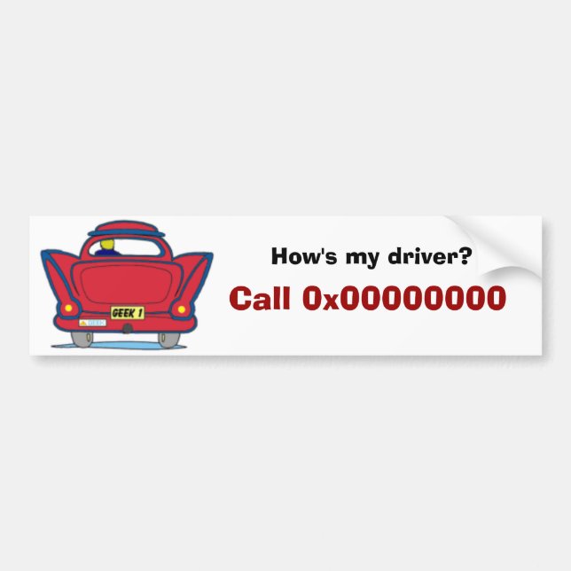 Autocollant De Voiture Va-t-il comment mon conducteur ? , Appel (Devant)