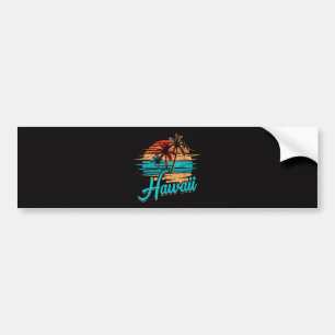 Autocollant De Voiture Vacances tropicales à Hawaii îles Hawaïennes