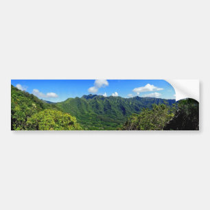 Autocollant De Voiture Vallée de Manoa, Hawaï