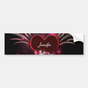 Autocollant De Voiture Vampire_Heart_Jennifer
