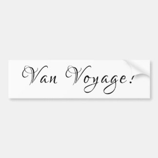 Autocollant De Voiture Van campers glamping bon voyage = van voyage