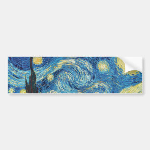 Autocollant De Voiture Van Gogh Starry Classic Nuit Impressionnisme Art