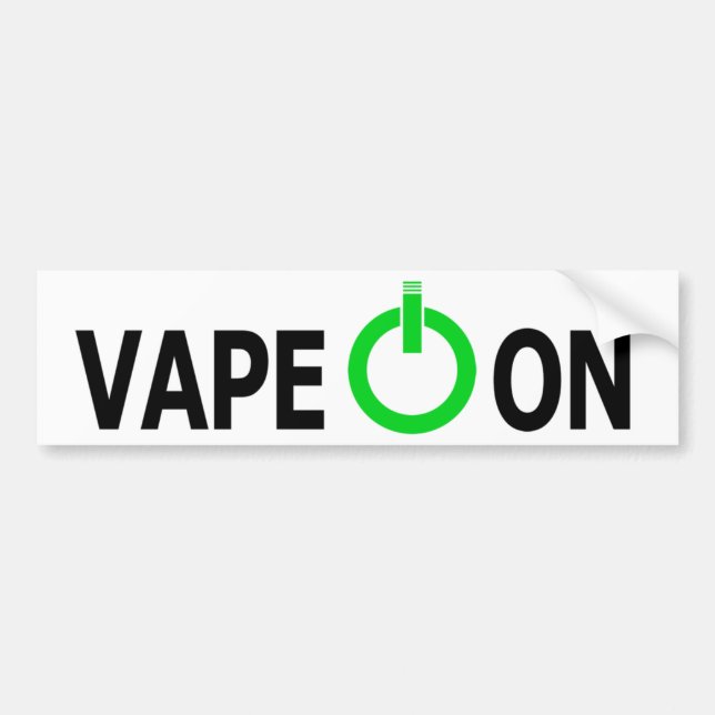 Autocollant De Voiture Vape dessus ! adhésif pour pare-chocs (Devant)