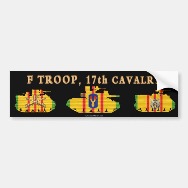 Autocollant De Voiture Véhicules blindés de combat de la cavalerie VSR de (Devant)