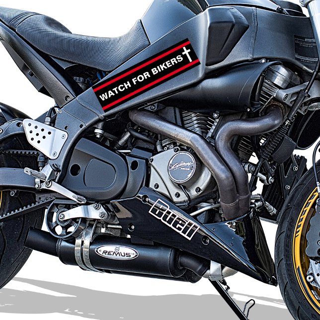 Autocollant De Voiture Veille Pour Les Bikers Christian (Créateur téléchargé)