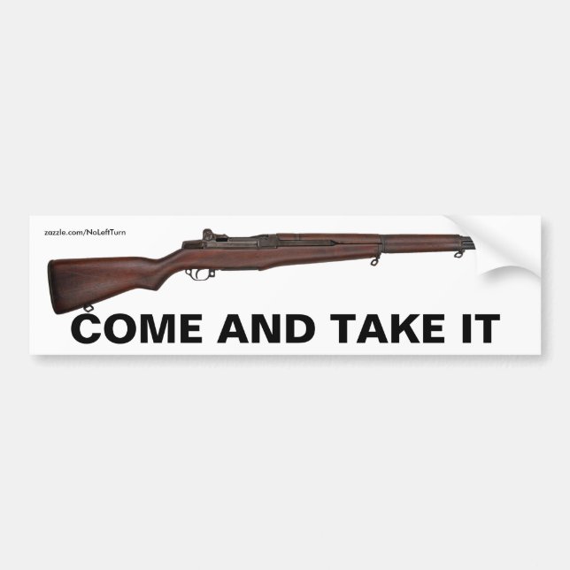 Autocollant De Voiture Venez Et Prenez Le Bumper Sticker (Devant)